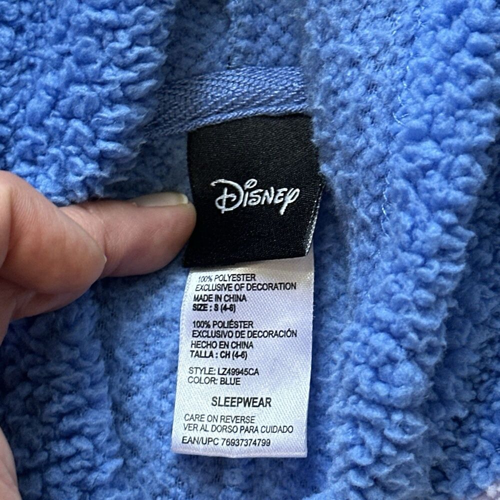 Disney Eeyore Hooded Pajamas One Piece Jumpsuit Women’s Size‎ Small 4/6 - Picture 13 of 14